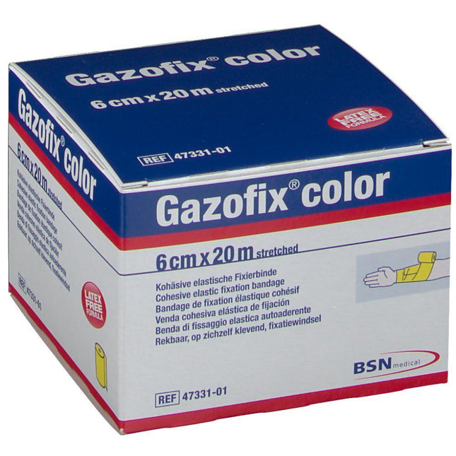 Gazofix Color 6cmx20m, gelb