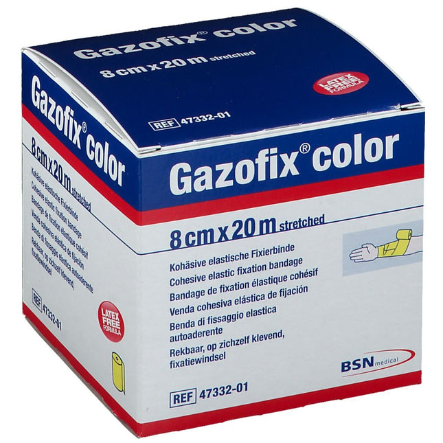 Gazofix Color 8cmx20m, gelb