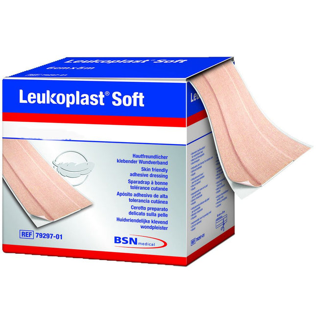 Leukoplast soft white 4cmx5m, adhesive bandage, non-sterile