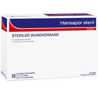 Hansapor steril, 10 cm x 15 cm, 25 Stück