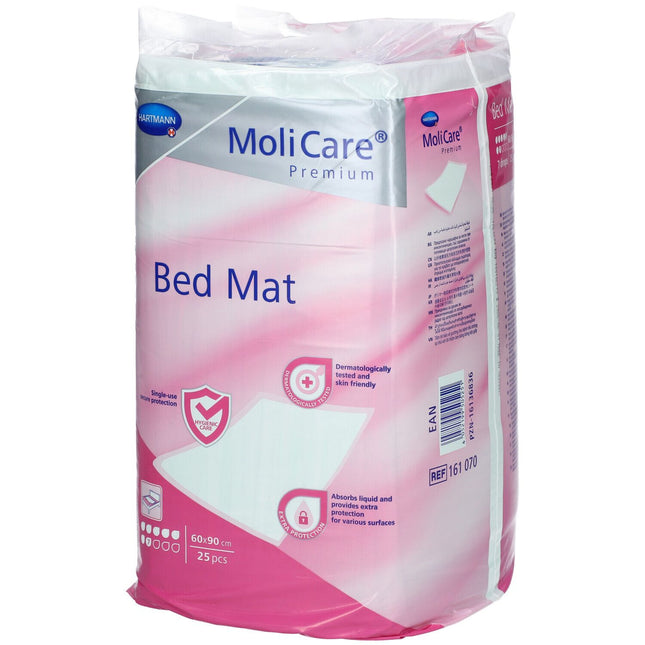 Moli Care® Premium Bed Mat Textile 7 Tropfen 85 x 90