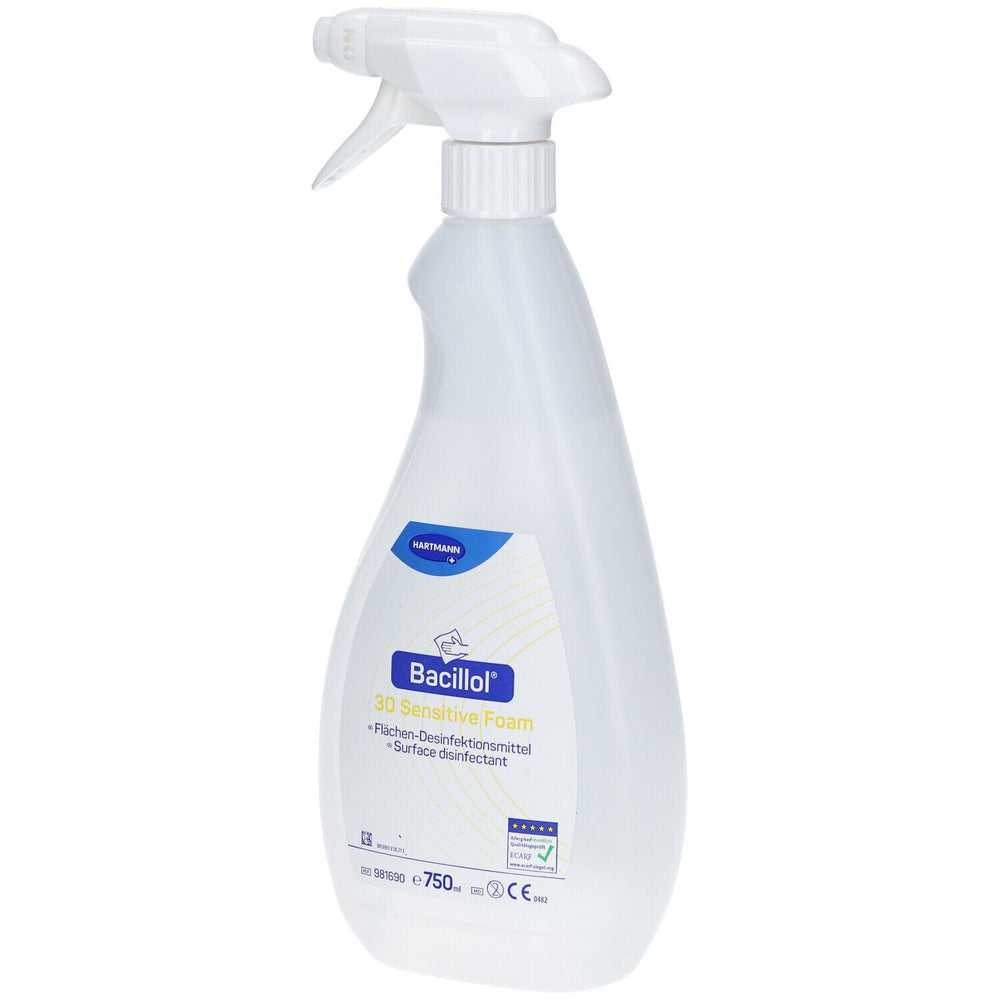 Bacillol 30 Sensitive Foam 750ml mit Schaumsprühkopf
