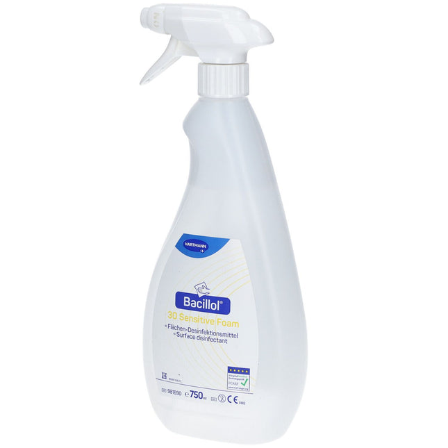 Bacillol 30 Sensitive Foam 750ml with foam spray head