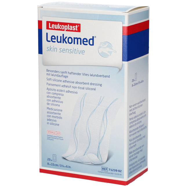 Leukomed skin sensitive 8.0 cm x 15.0 cm