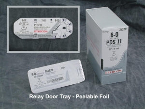 Suture material Ethicon PDS II PLUS VIOLET MONOFILAMENT, UCLX, USP 0, 70cm thread length