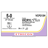 Nahtmaterial Ethicon VICRYL PLUS VIOL GEFL, MH PLUS, USP 3/0, Fadenlänge 90cm