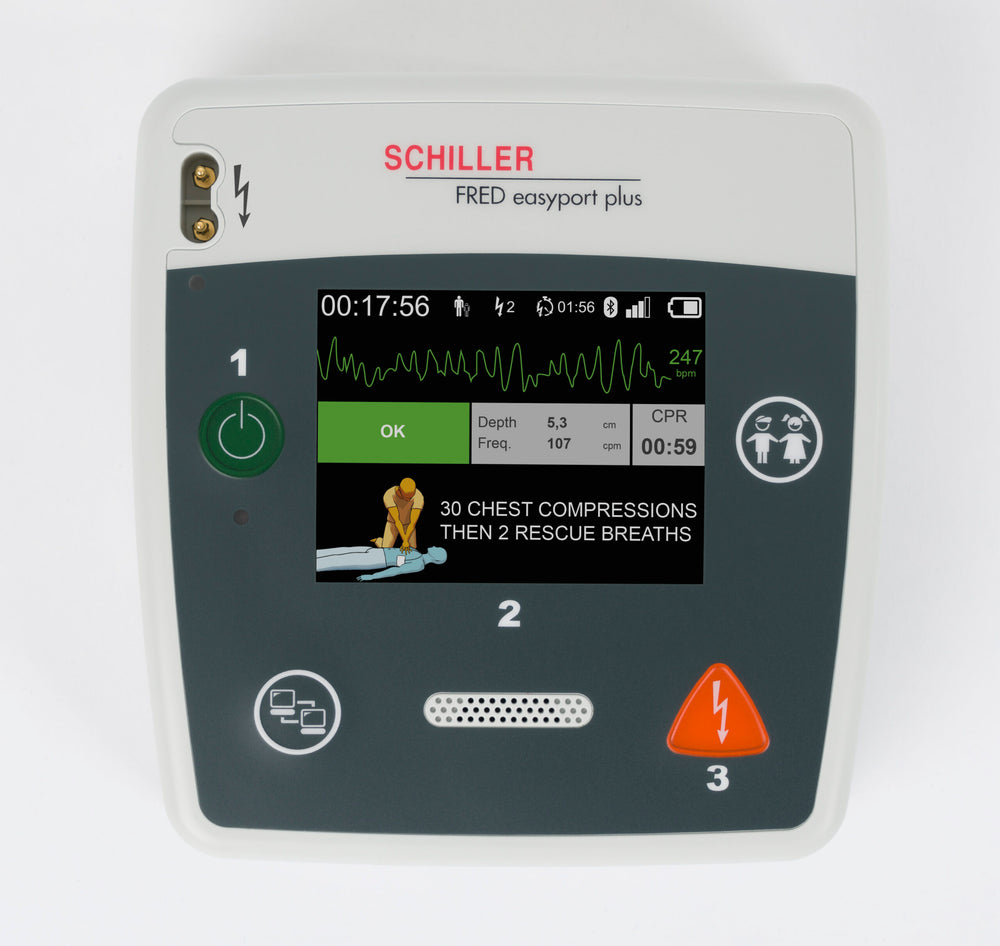 Defibrillator FRED Easyport Plus FIRST Halbautomatisch
