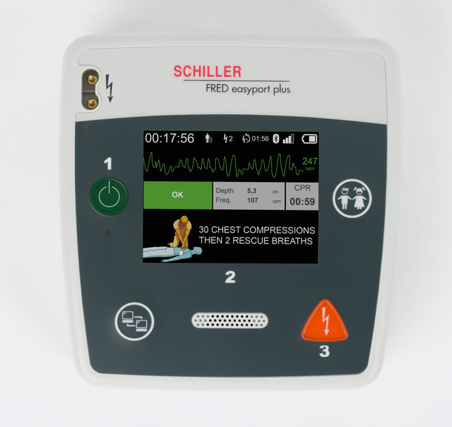 Defibrillator FRED Easyport Plus FIRST Halbautomatisch