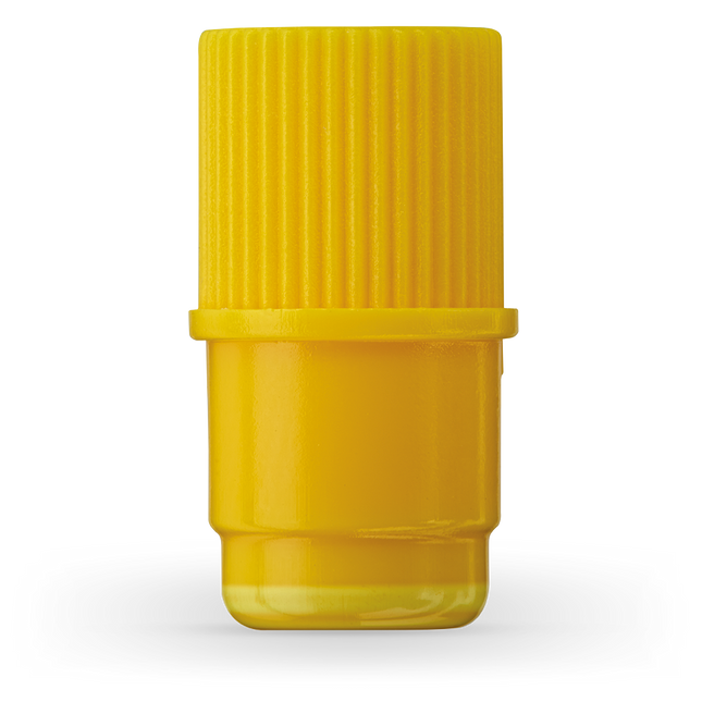 IN-Cap yellow, Luer-Lock