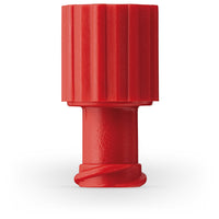 Combination Cap red, Luer-Lock
