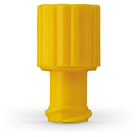 Combination Cap yellow, Luer-Lock