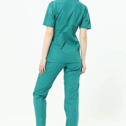 Surgical Green Colored Terycotton Surgical Suit - Raglan Sleeve