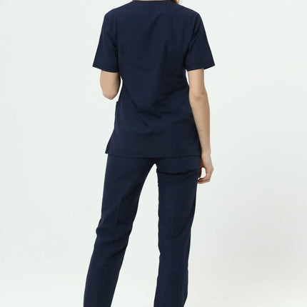 Navy Colored Terycotton Surgical Suit - Raglan Sleeve
