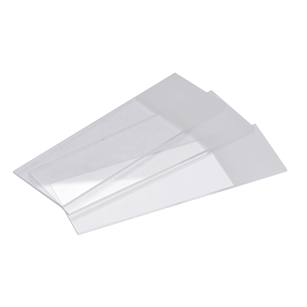 Microscope slides with frosted end 75x25mm