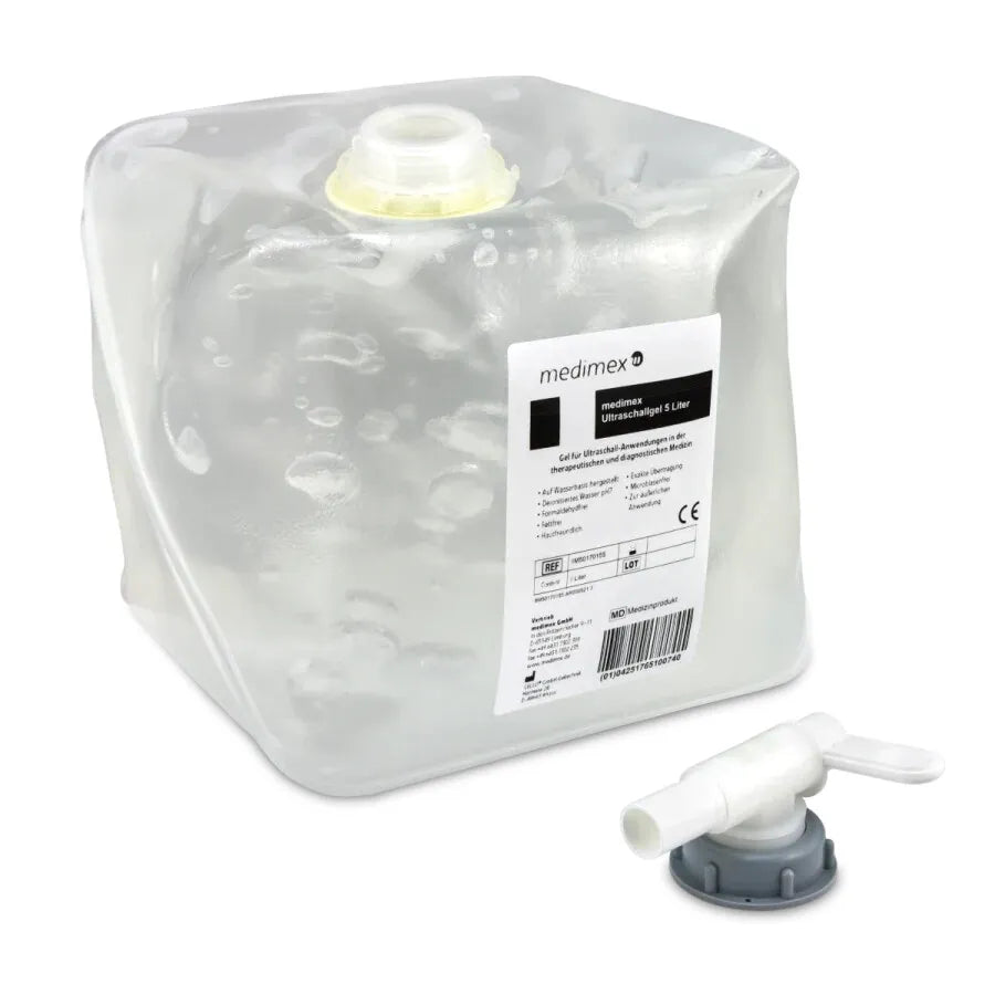 medimex Ultrasound Gel 5 Litre Cubitainer (with tap)