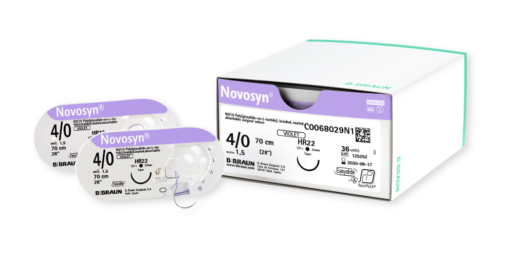 B. Braun Novosyn suture packaging