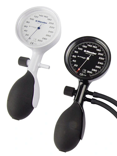 e-mega schwarz, Ø 63mm, 1-Schlauch, desinfizierbare polsterlose Manschette Erw., latexfrei