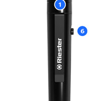 Riester Otoskop F.O. e-scope LED schwarz