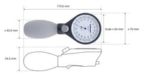 Blood pressure monitor Ri-San, KM for large arms, 1-tube, with stethoscope, green