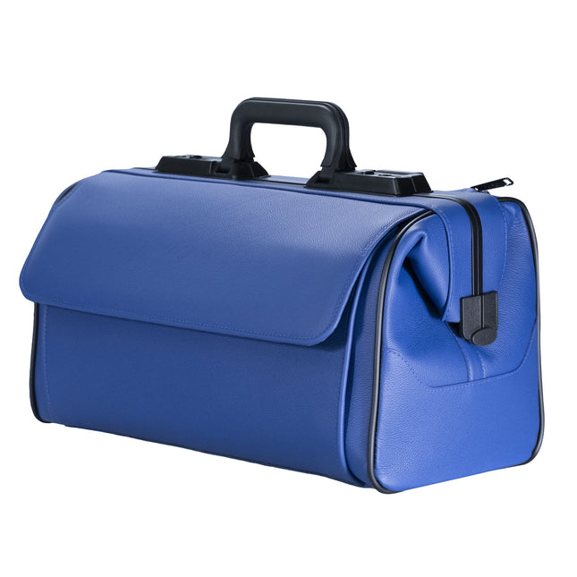 Duerasol Arzttasche Rusticana Grossformat ultramarinblau Leder