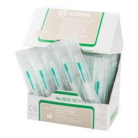 Seirin J-Type, with Guide Tube, green 0.12x15mm
