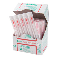 Seirin J-Type, with Guide Tube, red, 0,16x40mm