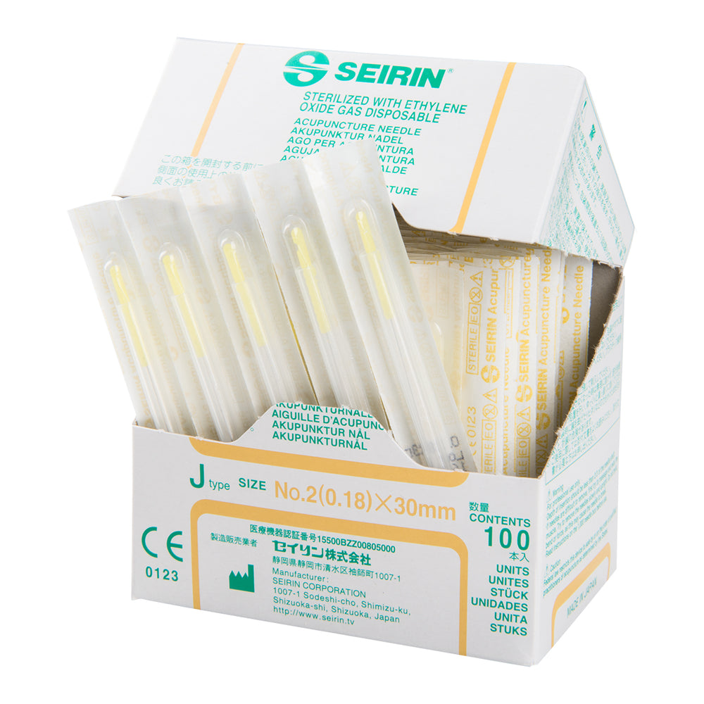 Seirin J-Type, with Guide Tube, ivory, 0,18x30mm