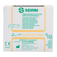 Seirin J-Type, with Guide Tube, ivory, 0,18x30mm