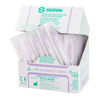 Seirin J-Type, with Guide Tube, violet, 0.25x30mm