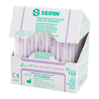Seirin J-Type, with Guide Tube, violet, 0.25x30mm