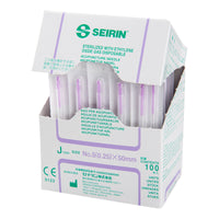 Seirin J-Type, with Guide Tube, violet, 0.25x50mm