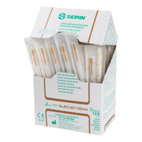 Seirin J-Type, with Guide Tube, brown, 0,30x60mm