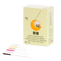 SL-Acupuncture Needles mit Plastic Handle, blue, 0,20x15mm