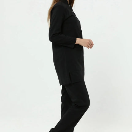 Black Colored Stretch Modest Surgical Suit