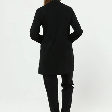 Black Colored Stretch Modest Surgical Suit