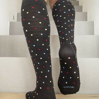 Relaxsan FANCY 810 – Gemusterte Unisex-Baumwollsocken mit abgestufter Kompression 15-21 mmHg