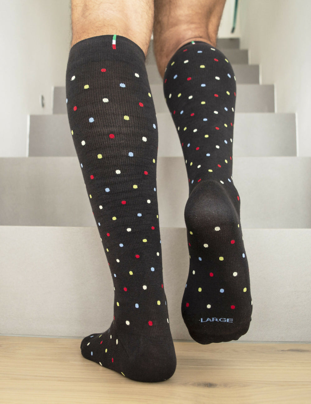 Relaxsan FANCY 810 – Patterned Unisex Cotton Socks with Graduated Compression 15-21 mmHg