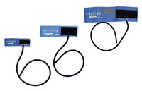 Velcro cuff for newborns, 1-tube, 15.5x5cm, blue