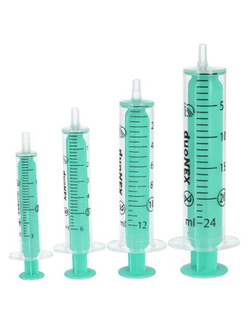 duoNEX-Einmalspritze 10ml, 2-tlg., Luer-Ansatz, grüner Kolben 100 ST
