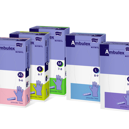 Ambulex, medical and disposable protective gloves, non-sterile