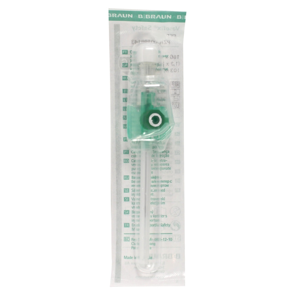 Vasofix Safety 1.30x33mm 18G Green-White IV Catheter