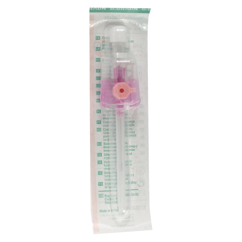IV Catheter Vasofix Safety pur 20G, 1,1 x 33 mm, pink, with Valve