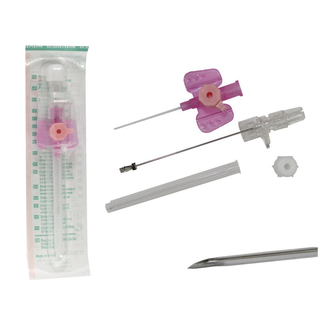 Vasofix Safety 1.10mm x 33mm 20G Pink with Valve