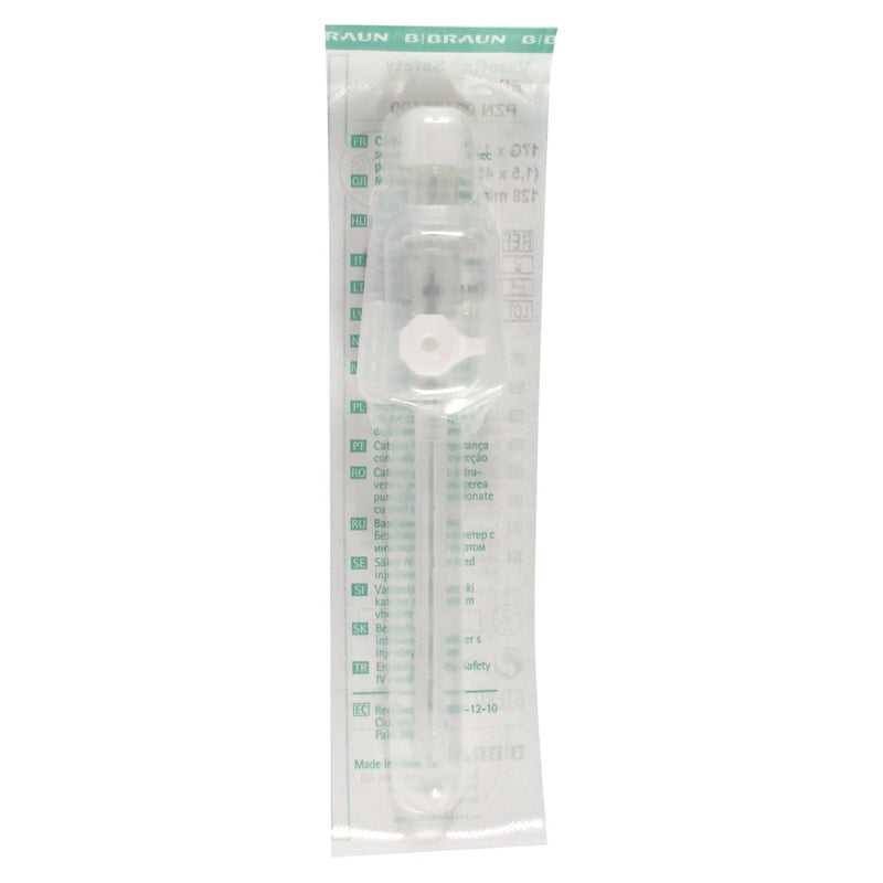 Vasofix Safety 1.50mm x 45mm 17G White with Valve