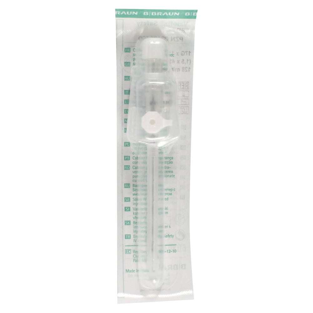 Vasofix Safety 1.50mm x 45mm 17G White with Valve