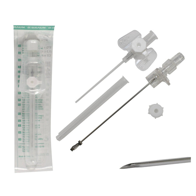 IV Catheter Vasofix Safety pur 17G, 1,5 x 45 mm, white, with Valve