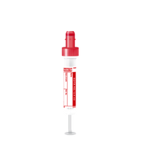 S-Monovette 1.2 ml, 66 x 8 mm, Potassium EDTA, Standard Label, Sterile