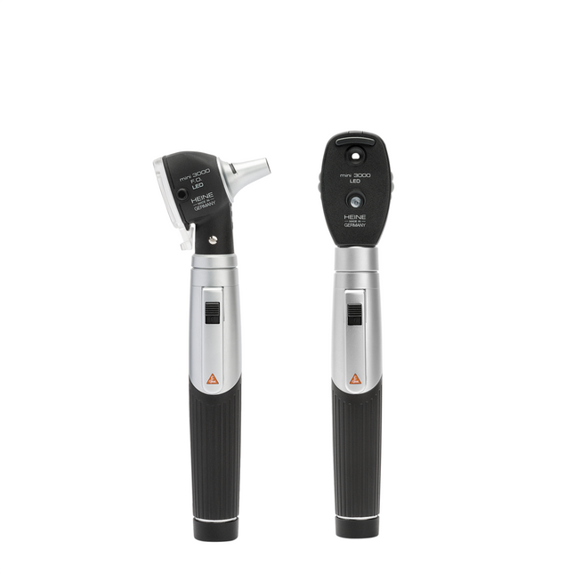 HEINE MINI3000 LED Ophthalmoskop F.O. Otoskop Ladeset