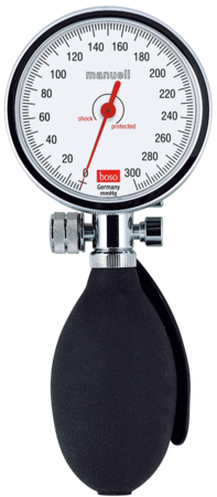 Blutdruckmessgerät boso-manuell Ø60mm, Doppelschlauch, KM