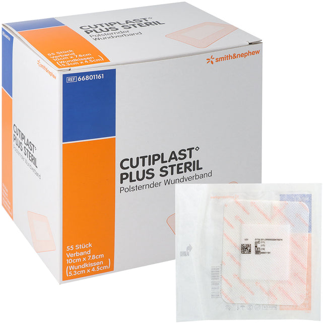 Cutiplast Plus sterile 10x7.8cm (5 pieces)